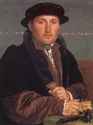 Hans holbein the younger Portrait of a young mercant France oil painting artist